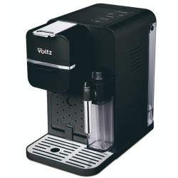 Machine à Café VOLTZ 5en1 avec réservoir au lait / 1.1 Litre /1350W / Noir / 5OV51171I5