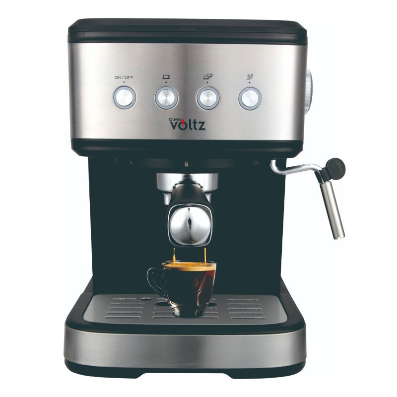 Machine à Café EXPRESSO VOLTZ  1100W / 1.2 Litres / Noir et inox / 55RP51171F
