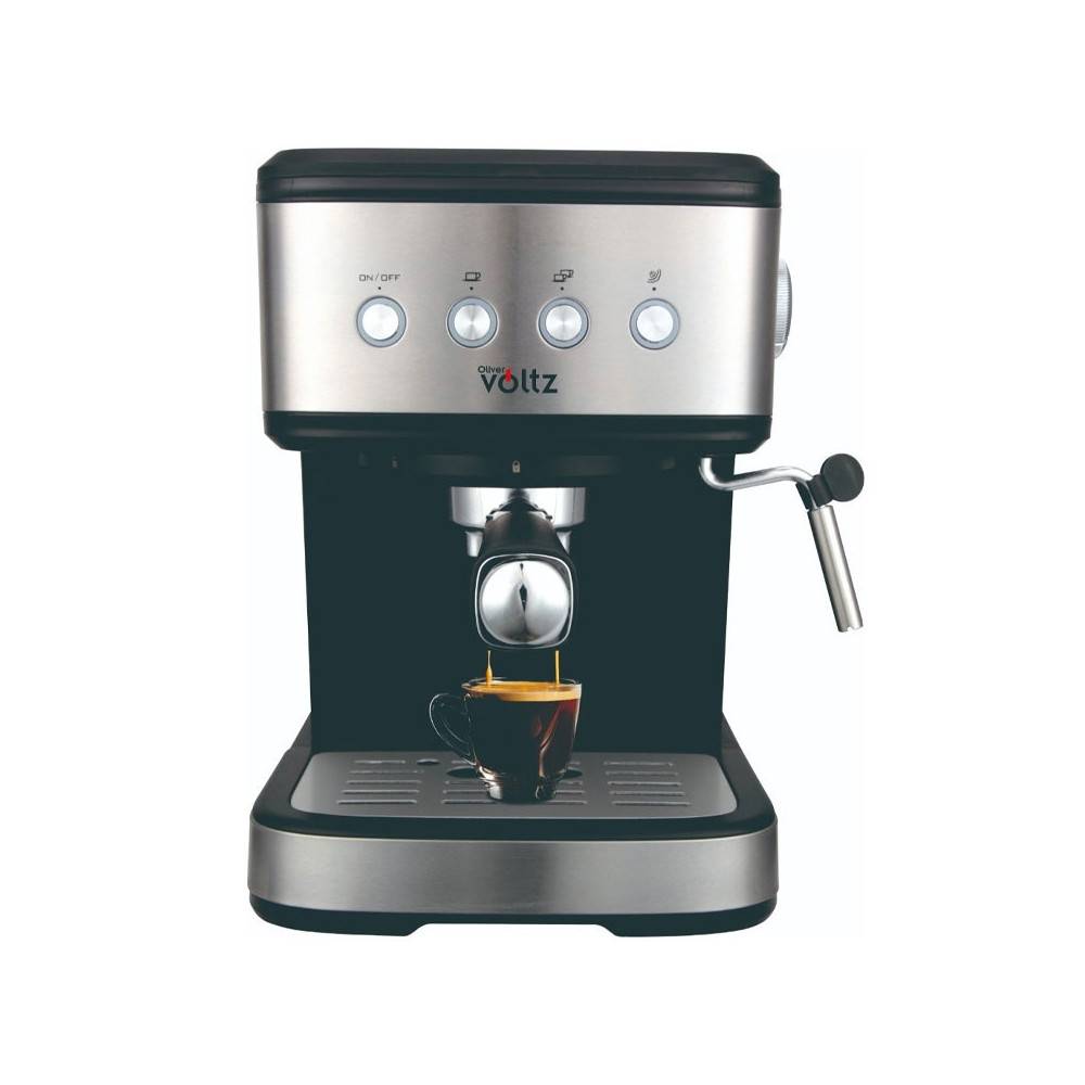 Machine à Café EXPRESSO VOLTZ  1100W / 1.2 Litres / Noir et inox / 55RP51171F