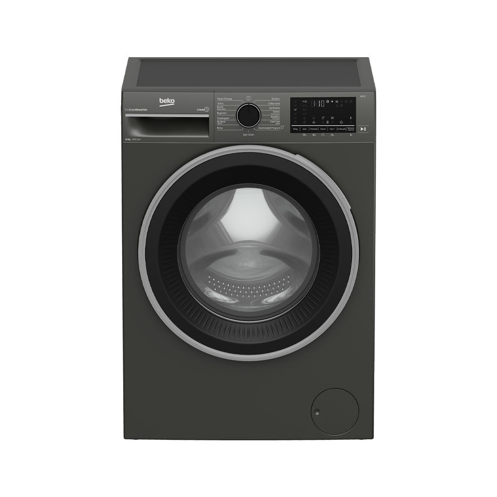 Machine a laver BEKO 12kg SMART INVERTER / Gris Foncé / B3WFT51242MG2699