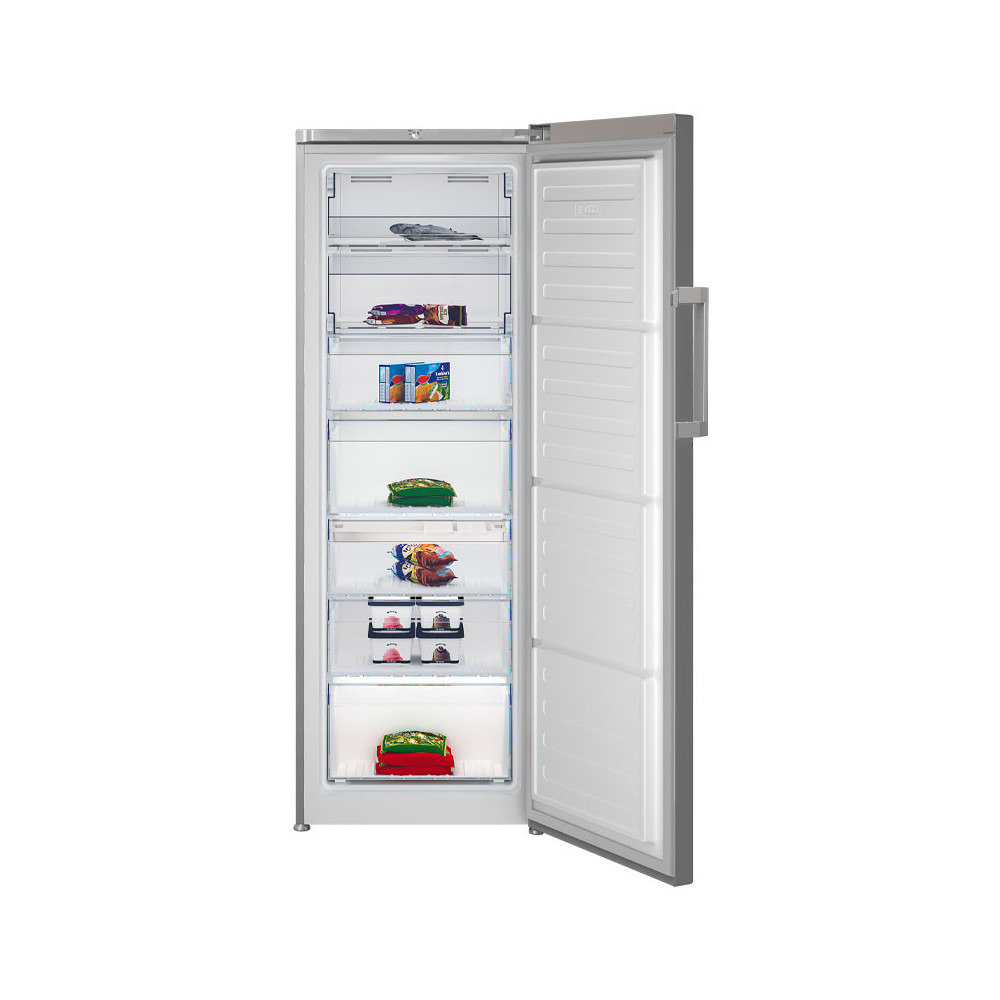 Congélateur Verticale BEKO 290 Litres No Frost / Silver / RFNE320L23S
