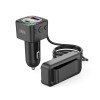 Transmetteur FM Bluetooth Rétroéclairage Multicolore et Charge Multi ports - XO