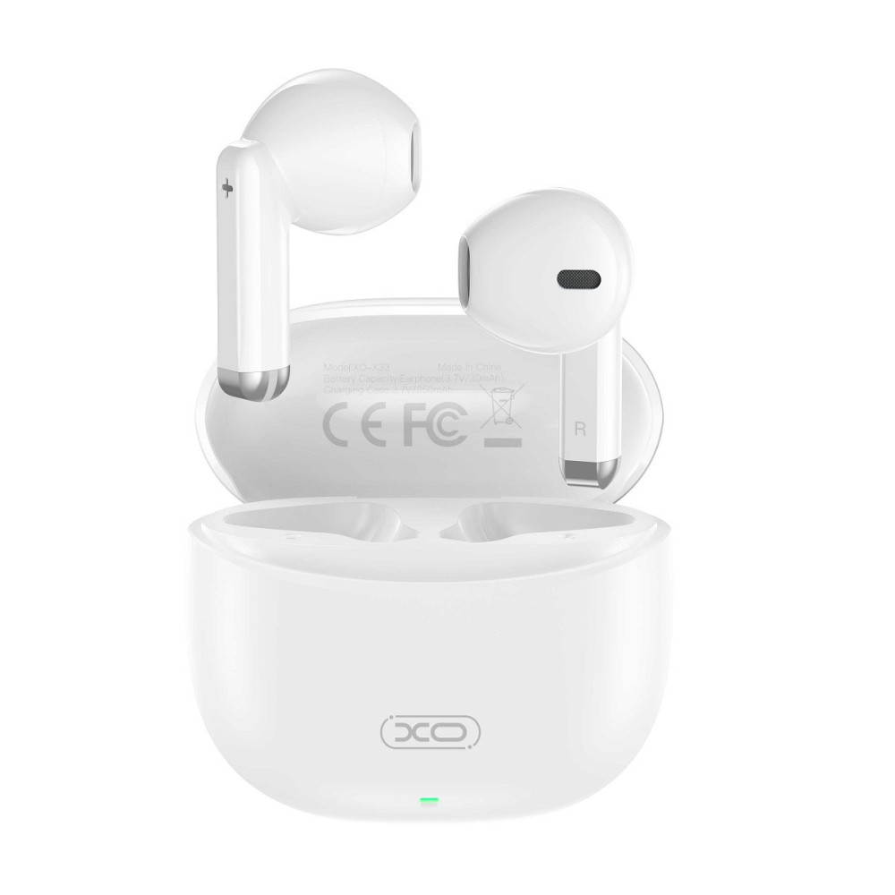 Écouteurs Bluetooth XO X33 TWS blanc