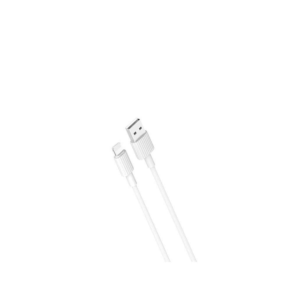 Câble XO NB156 USB - Lightning 1,0 m 2,4 A blanc