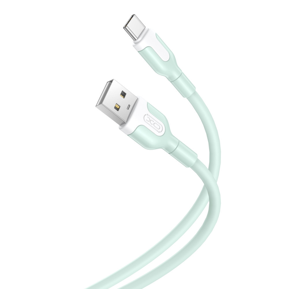 Câble XO NB212 USB - USB-C 1,0 m 2,1 A vert