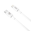 Câble XO NB-Q189B PD USB-C - Lightning 2,0 m 20 W blanc