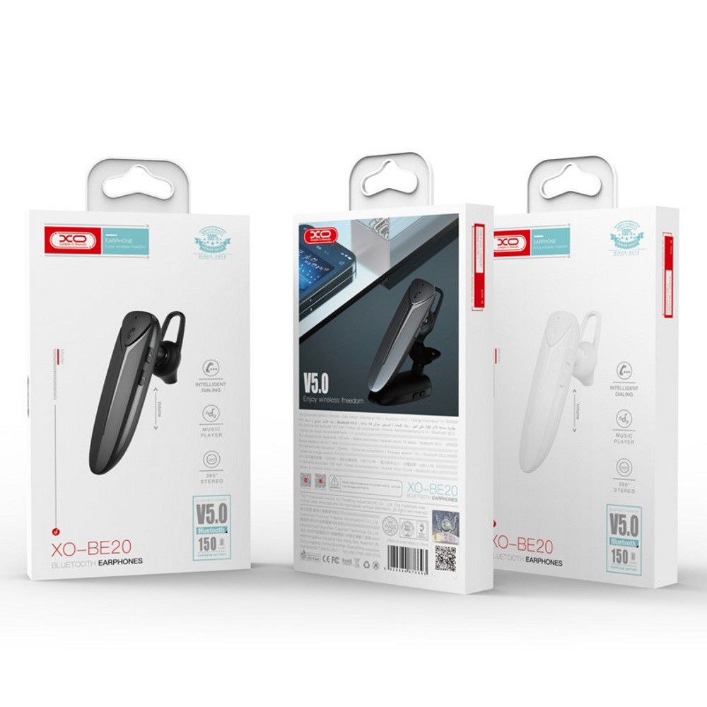Écouteur Bluetooth XO BE20 noir