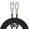 Câble Baseus Cafule Metal PD USB-C - Lightning 2,0 m noir 20W