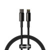 Câble Baseus Tungsten PD USB-C - Lightning 1,0 m noir 20W