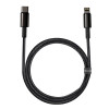 Câble Baseus Tungsten PD USB-C - Lightning 1,0 m noir 20W