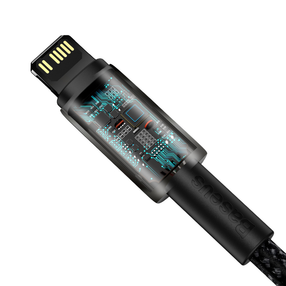 Câble Baseus Tungsten PD USB-C - Lightning 1,0 m noir 20W