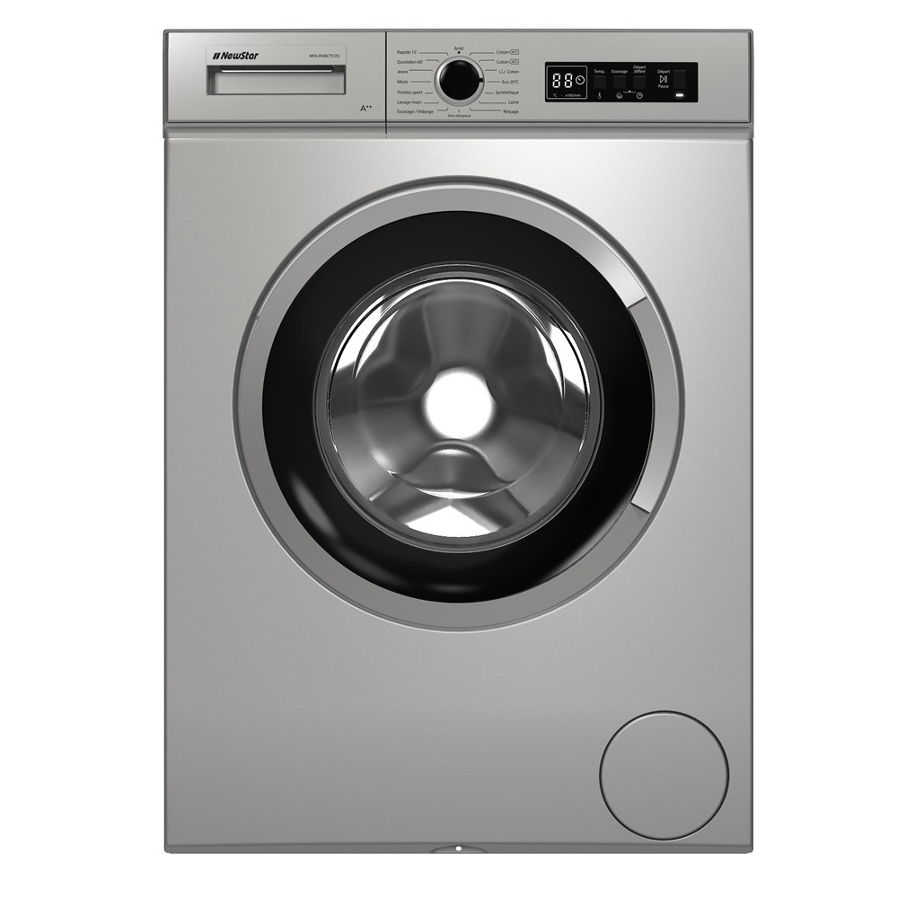Machine à laver Frontale NEWSTAR MFA0508CT0DS / 5 KG / SILVER
