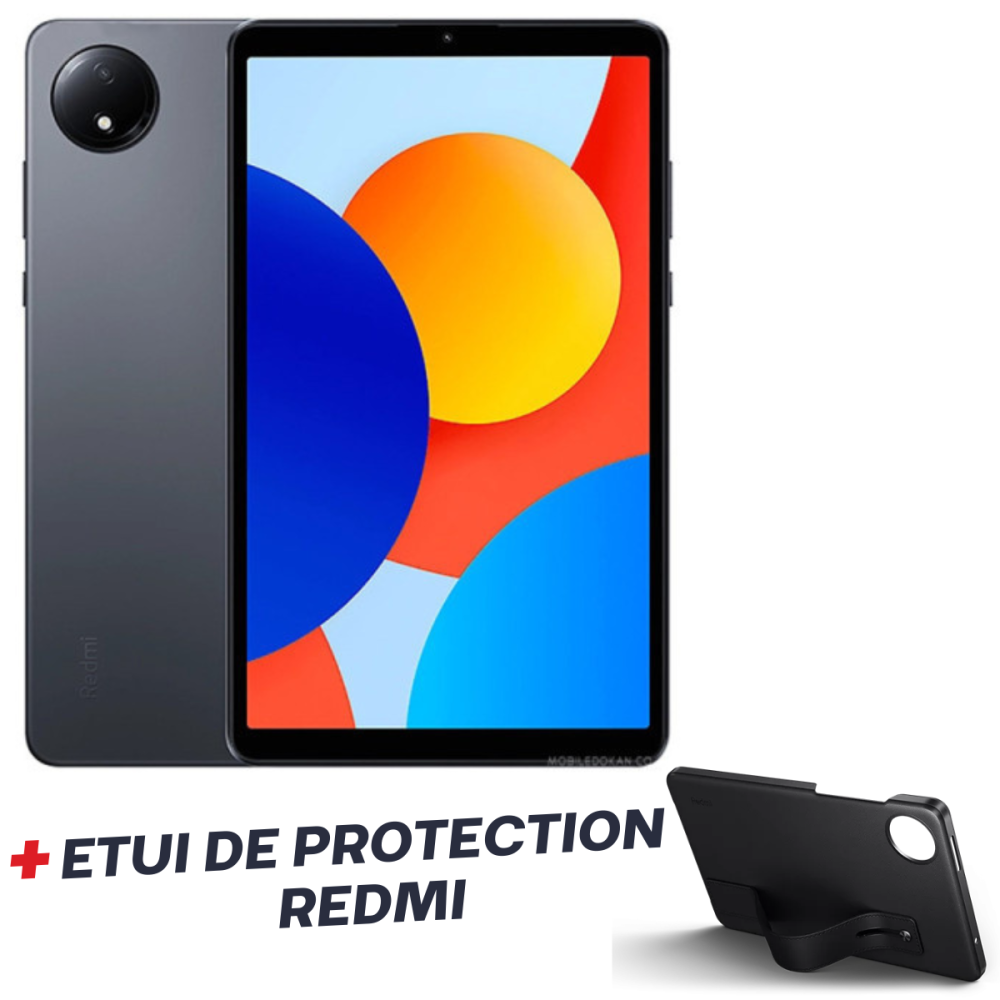 Tablette Xiaomi Redmi Pad SE 8.7" / 4 Go / 128 Go / 4G / Gris Avec ETUI DE PROTECTION REDMI