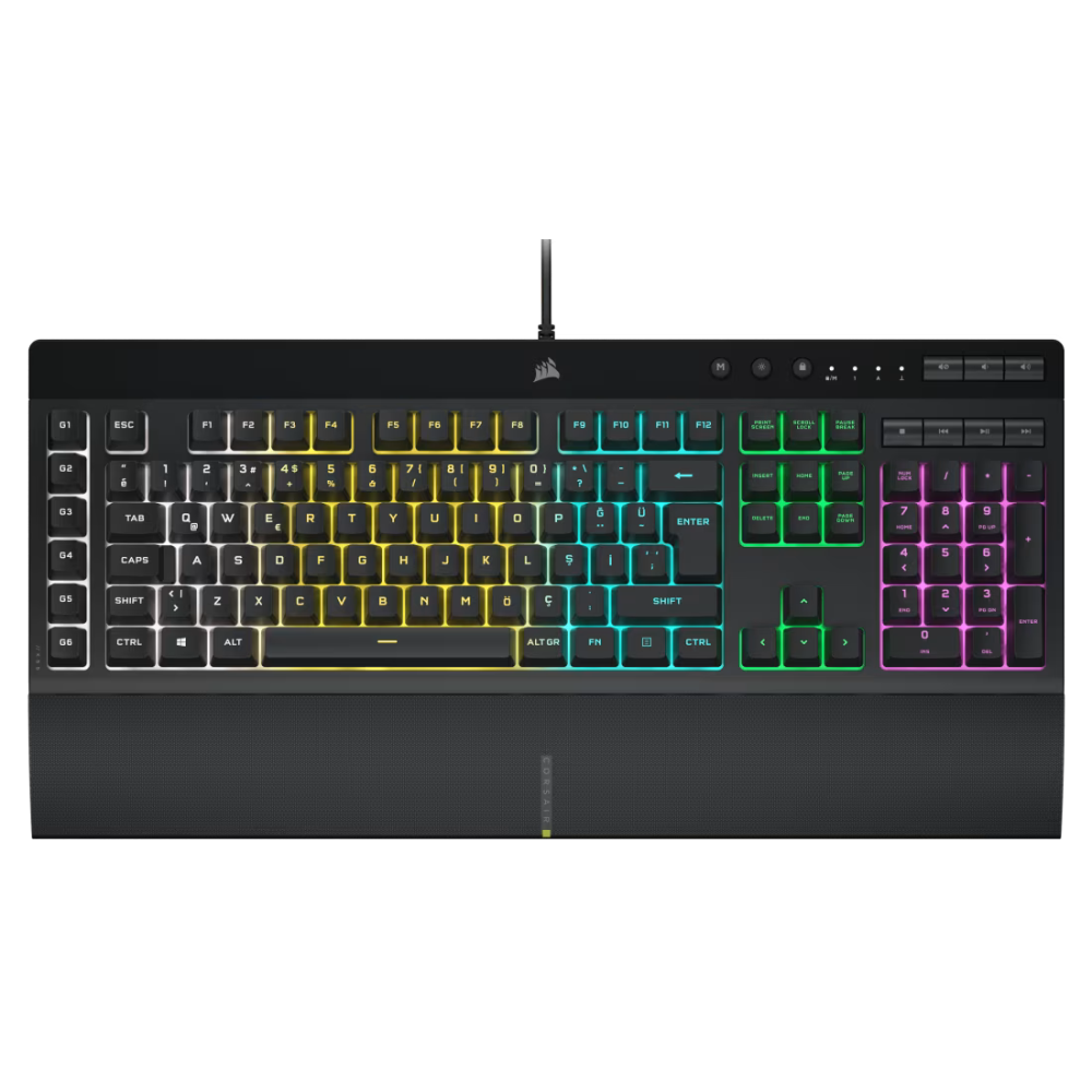 CLAVIER Gaming Filaire AZERTY Corsair K55 RGB PRO