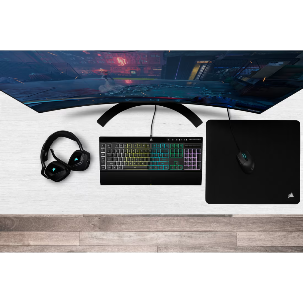 CLAVIER Gaming Filaire AZERTY Corsair K55 RGB PRO