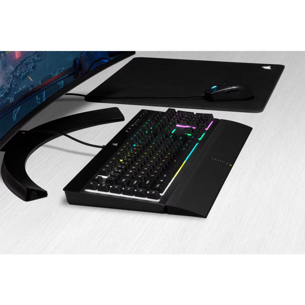 CLAVIER Gaming Filaire AZERTY Corsair K55 RGB PRO