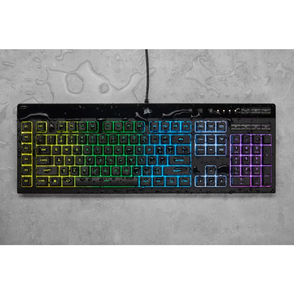 CLAVIER Gaming Filaire AZERTY Corsair K55 RGB PRO