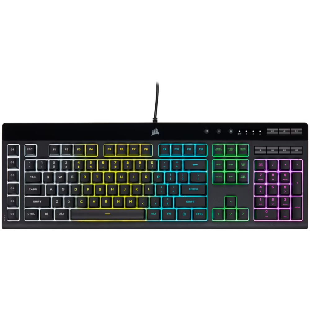 CLAVIER Gaming Filaire AZERTY Corsair K55 RGB PRO