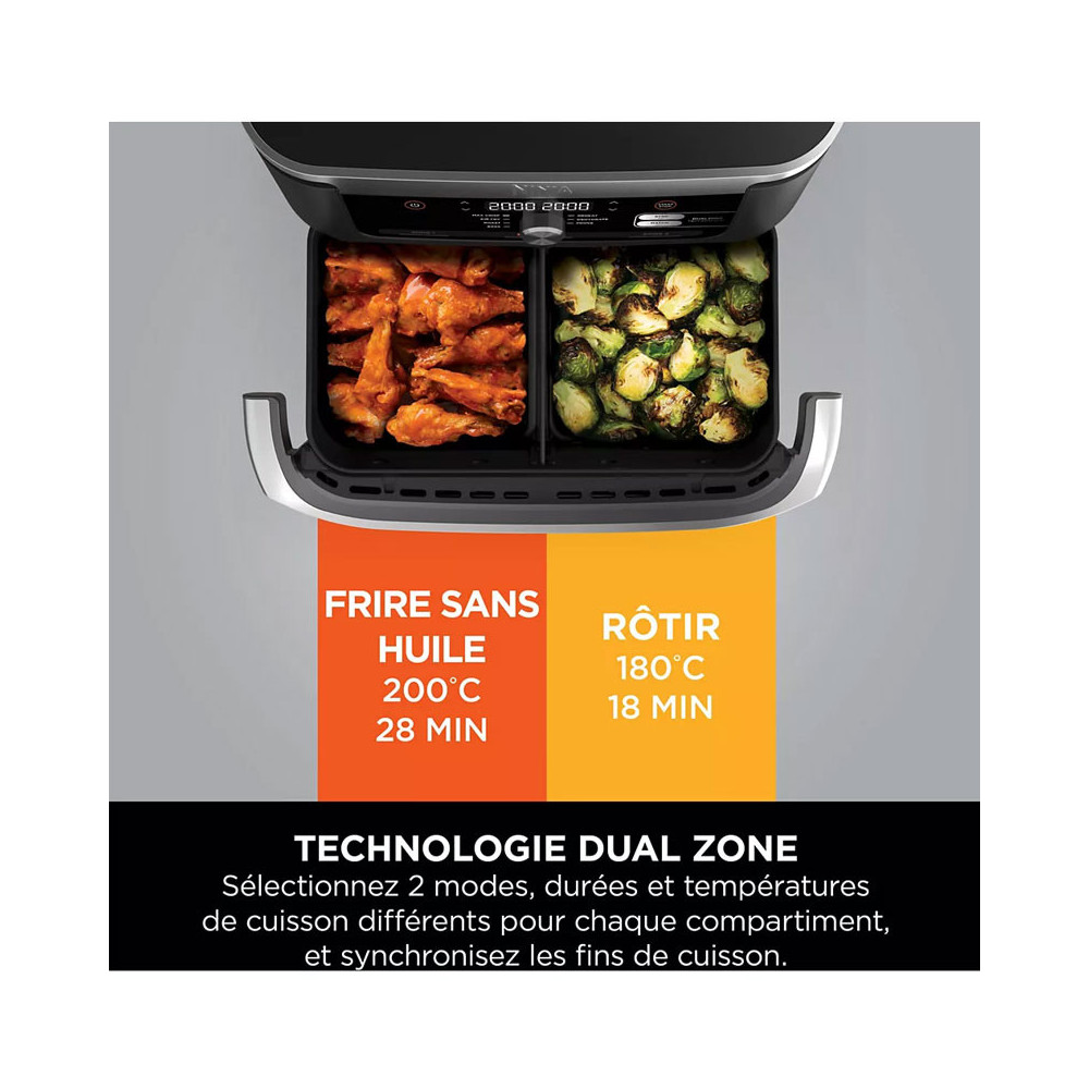 AIR FRYER NINJA 10.4 LITRES / 2470W / Noir / AF500EU