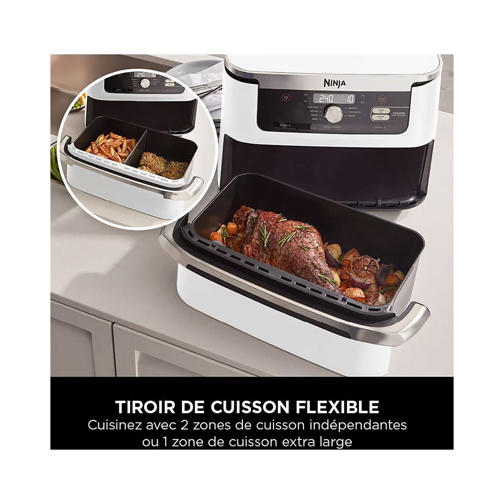 AIR FRYER Ninja 10.4Litres / 2470W / Blanc / AF500EUWH
