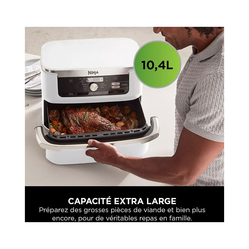 AIR FRYER Ninja 10.4Litres / 2470W / Blanc / AF500EUWH