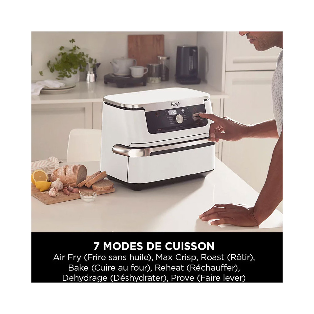 AIR FRYER Ninja 10.4Litres / 2470W / Blanc / AF500EUWH