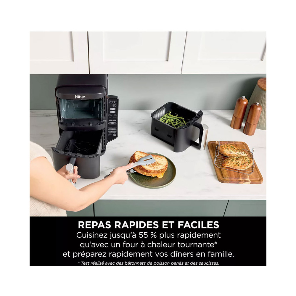 AIR FRYER NINJA Double Stack 7.6 Litres / 2470 W / Noir / SL300EU
