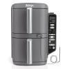 AIR FRYER NINJA DOUBLE STACK  avec thermosonde 9.5 Litres / 2470W / Silver / SL451EU