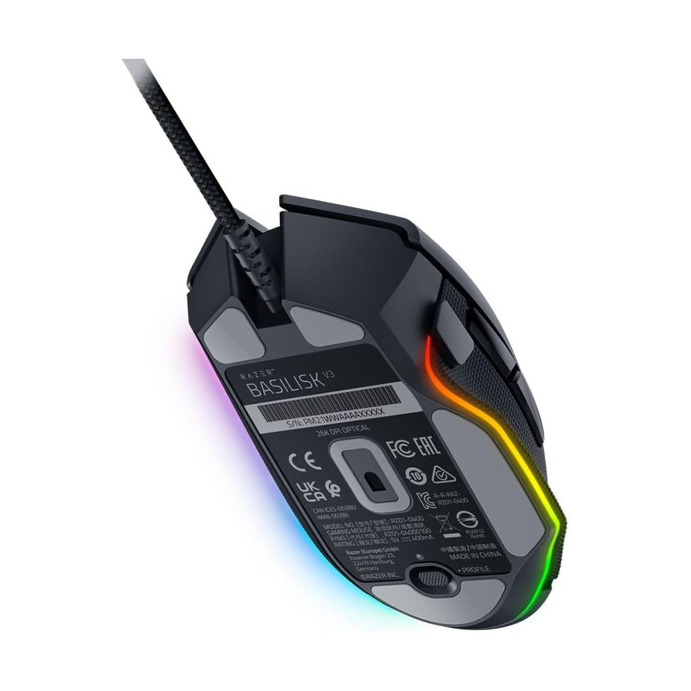 SOURIS FILAIRE RAZER BASILISK V3 NOIR