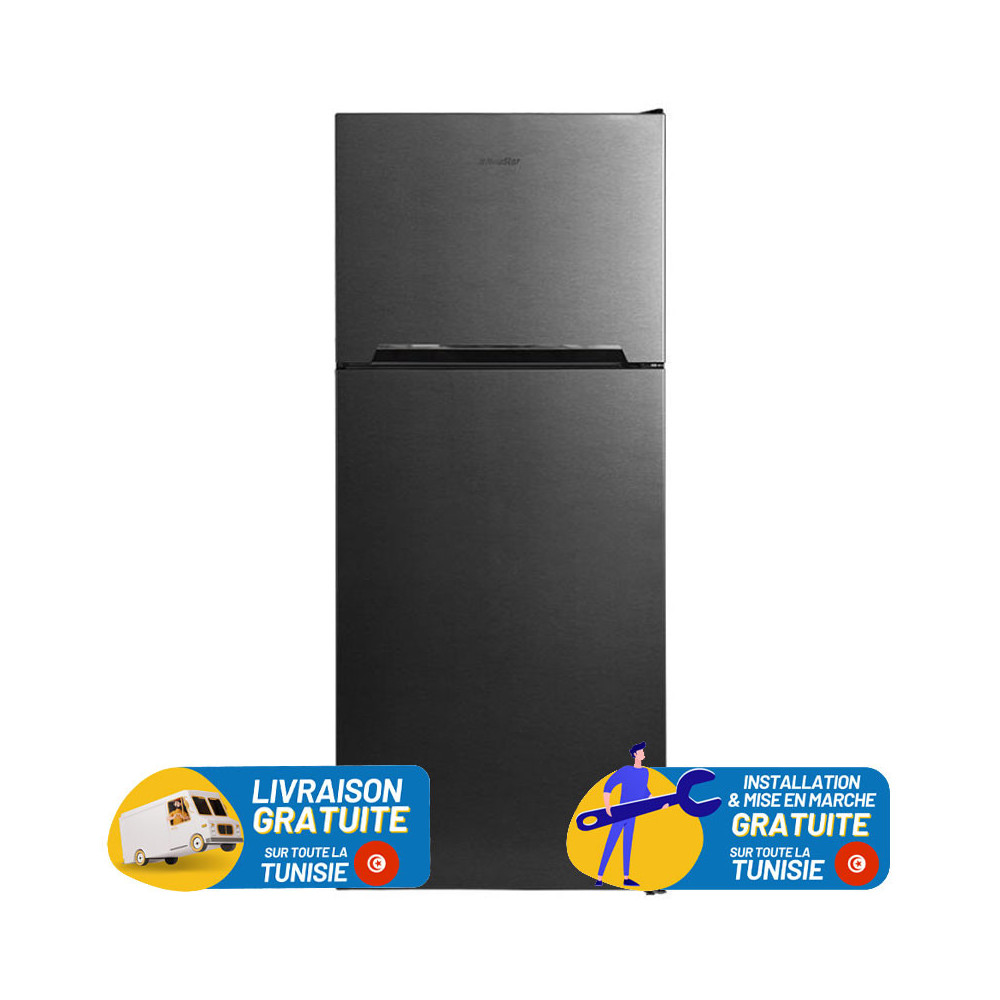 RÉFRIGÉRATEUR NEWSTAR 470 LITRES NOFROST DARK INOX / REF470DXA