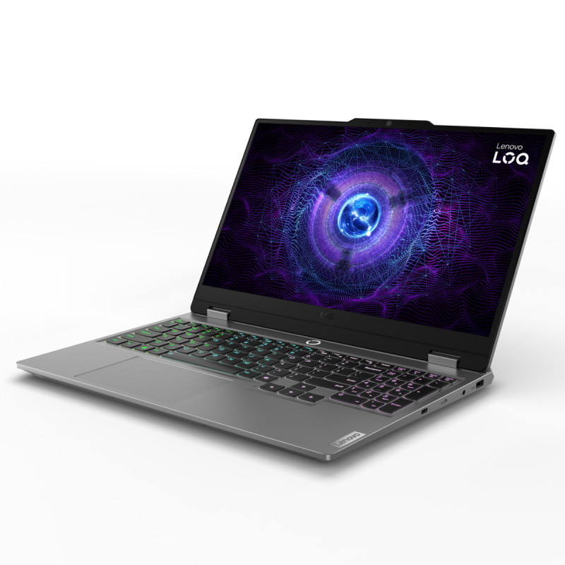 Pc Portable Gaming Lenovo LOQ 15IRX9 / i7-13650HX / RTX 4050 6G / 32 Go DDR5 / 512 Go SSD / Windows 11 / Gris + Souris RGB Lenovo LOQ M100