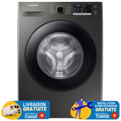 Machine à Laver Frontale Samsung WW80TA046AX 8Kg / Inox + Livraison + Installation et Mise en Marche Gratuites