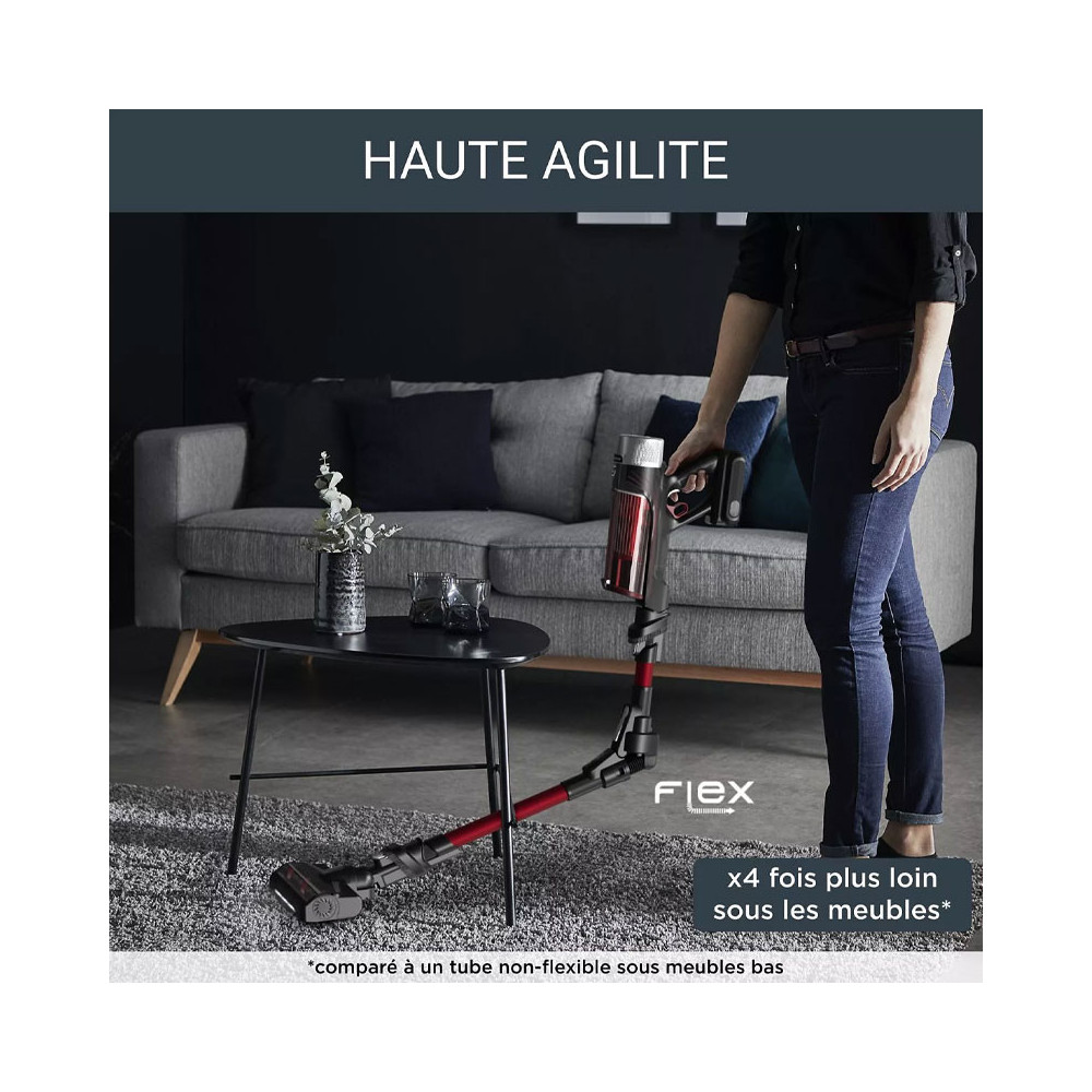 ASPIRATEUR ROWENTA BALAI SANS FIL X-FORCE / Noir et Rouge / RH2079WO