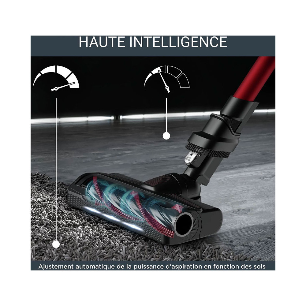 ASPIRATEUR ROWENTA BALAI SANS FIL X-FORCE / Noir et Rouge / RH2079WO