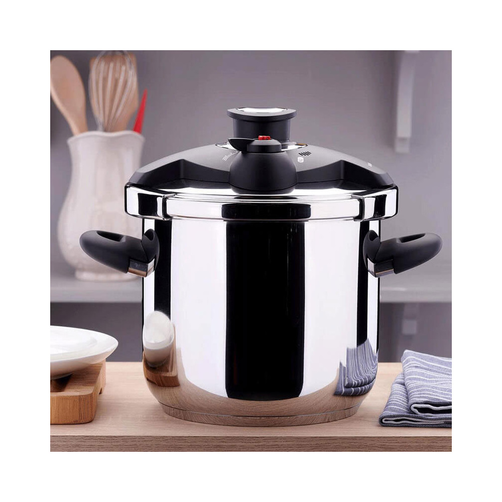 Cocotte KORKMAZ 7 LITRES BELLA NORA / inox  / A174