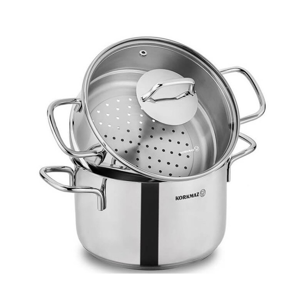 COUSCOUSIER Perla KORKMAZ 6.9 Litres / INOX / A1522