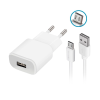 Chargeur Forever TC-01 1x USB 2A BLANC + cable microUSB