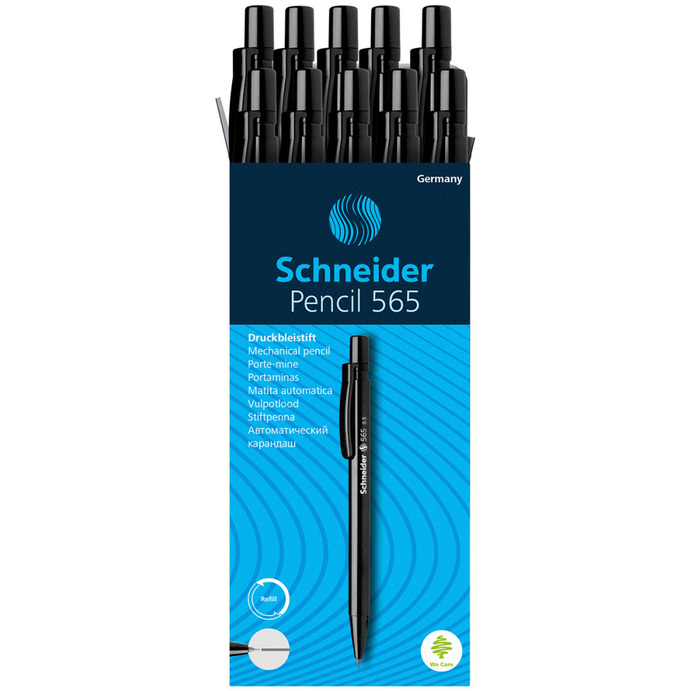 10 Portes mine Schneider 565 Noir 0.5mm
