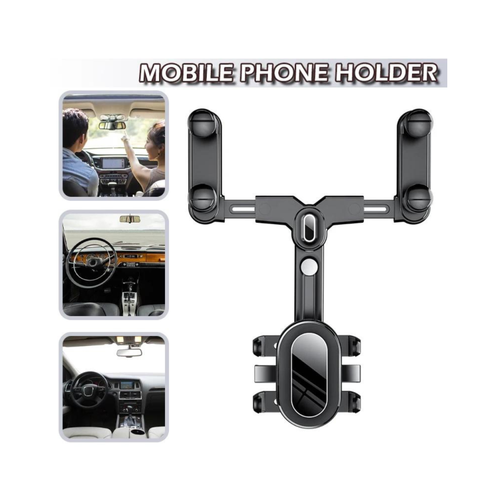 support mécanique de téléphone pour voiture CZ2738 / Noir