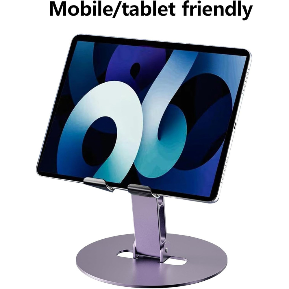 Support de bureau pour Smartphone et Tablette 4.7" - 13" / Violet