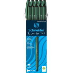 10 Stylos fibre Schneider...