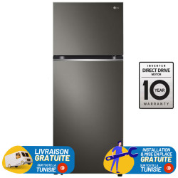 Réfrigérateur LG GL-B372PXGB Smart Inverter / No-Frost / 375 Litres / Noir