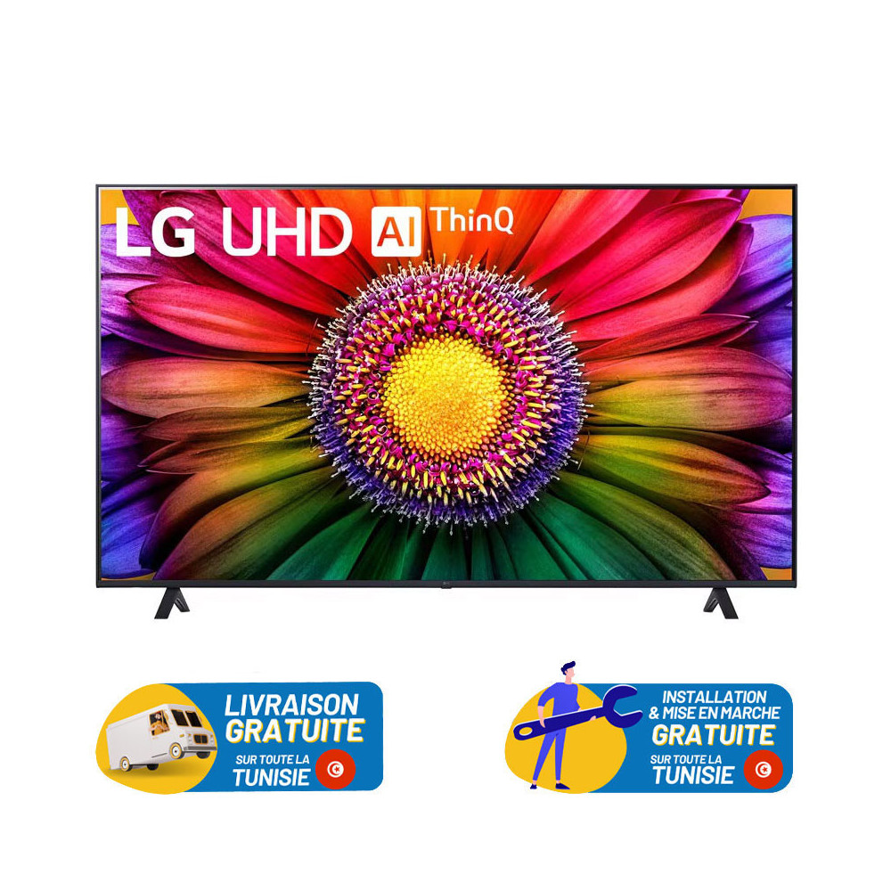 TV LG 55" UHD 4K SSmart TV Avec AI ThinQ