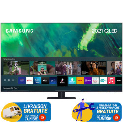 TV Samsung 55" QLED PLAT 4K UHD Smart Série Q70C + ABONNEMENT 12 MOIS OFFERT