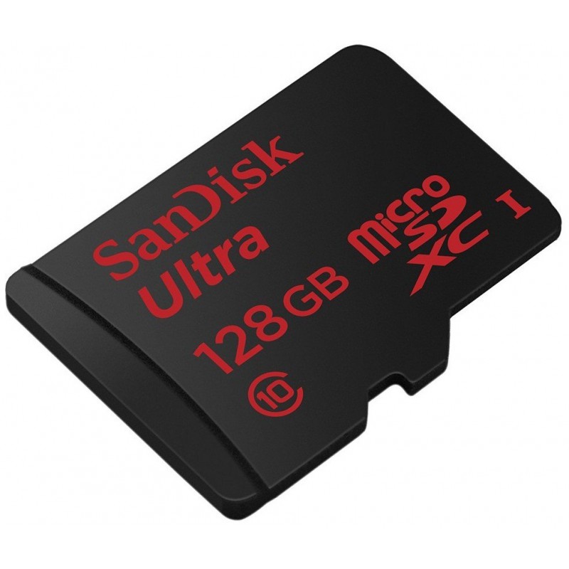 Carte mémoire SanDisk microSDHC Ultra UHS-I 64 Go + Adaptateur / Class 10