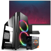 Setup Gamer Special Pc de Bureau Gaming / Ryzen 3 3200G / Vega 8 / 16 Go Avec Écran Gaming REDRAGON 21.5" Full HD VA / 100 Hz