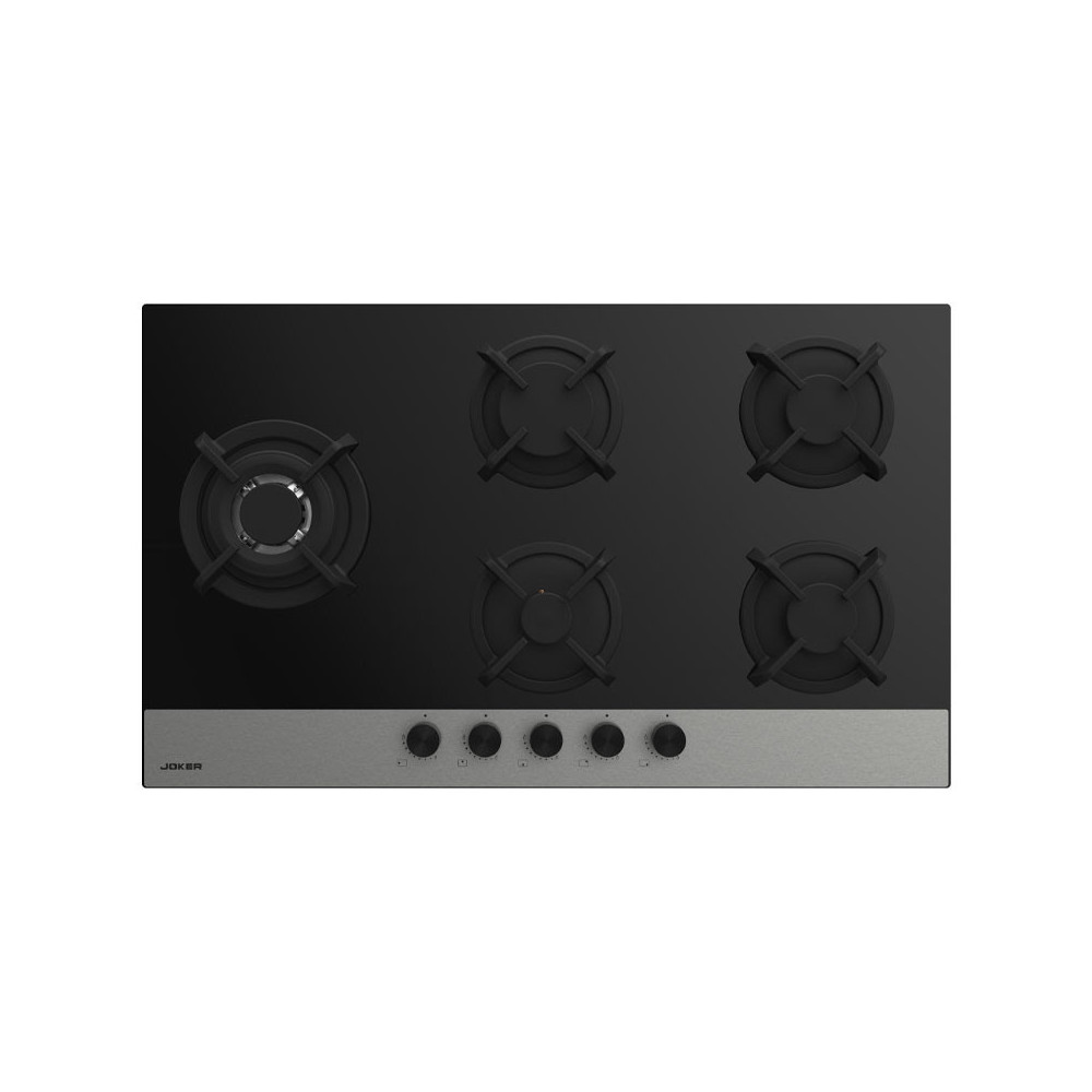 PLAQUE SANTA 5FEUX NOIR/INOX 90 FFD JOKER