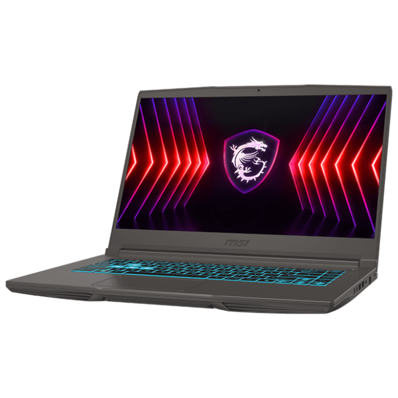Pc Portable Gamer MSI Thin 15 B13VE / i5-13420H / RTX 4050 6G / 32 Go / 512 Go SSD / Gris Avec Casque Micro USB Gaming Patriot Viper V380 7.1 Surround / RGB