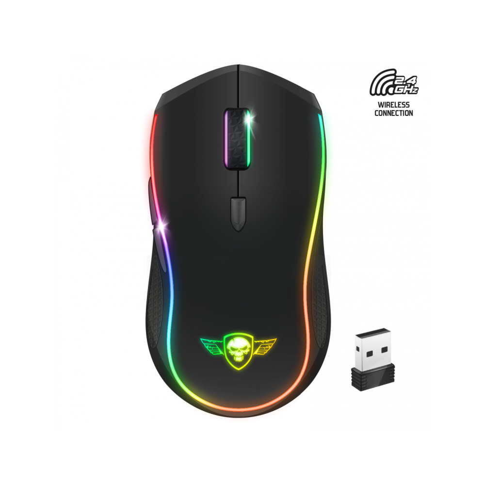 Souris Gamer Sans Fil SPIRIT OF GAMER PRO M9 RGB / Noir