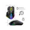 Souris Gamer sans fil Spirit of Gamer PRO M5 DARK 8000 DPI - NOIR